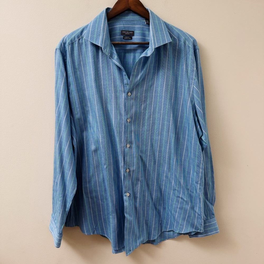 Van Heusen Slim Fit Striped Button-Up Shirt